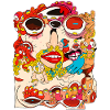 Gesichts-Tattoo