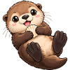 Seeotter Kawaii Style – Süßer Otter
