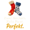 Zwei Socken. Kein Paar. Perfekt.