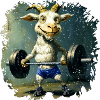 Ziegen Fitness / Trainer Goat