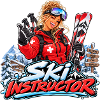 Dynamischer Skilehrer