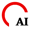 Roter Halbkreis-Minimalismus