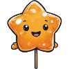 Kawaii Stern-Lutscher