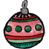 Pastellstreifen-Ornament