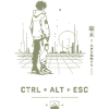 Ctrl Alt Esc Neon Stadt
