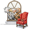 Vogelduett am Fenster