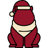 Capybara Weihnachten Icon