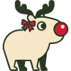 Rentier Rote Nase Icon