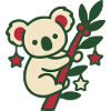 Koala Weihnachten Clipart