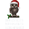 Offizielles Weihnachts-Schlafshirt - Eule wach