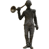 Statue mit Hörrohr