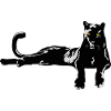 Panter mit goldenen Augen
