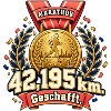 Marathon geschafft – 42,195 km