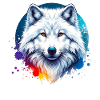 Polarwolf Motiv