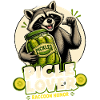 Waschbär Pickle-Lover Cartoon