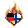 Flammenherz Deutschland Finnland
