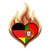 Flammenherz Deutschland Portugal