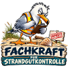Fachkraft Strandgutkontrolle Cartoon