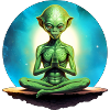 Aliens Yoga / Yogi Alien
