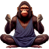 Affen Yoga / Yogi Affe