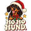Ho Ho Hund Weihnachtsdesign