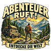 Abenteuer ruft Camping und Berge