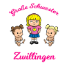 Große Schwester von Zwillingen Geschwister