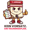 Neujahr Kalender Trainingsplan statt Vorsatz