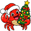 Weihnachts Krabbe