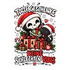 Süße Skelette feiern Geschenkfreude