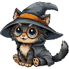 Katzenzauberer mit Brille