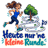 Joggerin auf kleiner Runde