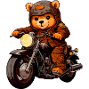 Motorrad Bären Teddy