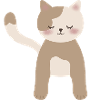 Gemütliche Calico-Traumkatze