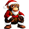 Affen Weihnachten
