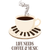 Kaffee, Musik und Klavier
