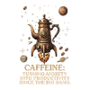 Lustiges Kaffee Shirt, Caffeine Steampunk