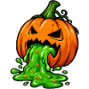 Giftiger Halloween Kürbis