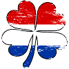 Holland Flagge Kleeblatt used