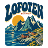 Lofoten Norway Retro Travel