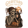 Graveyard Coffee Society – Halloween Skeleton