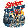 Stolzer Radfahrer Geschenkidee