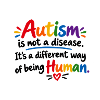 Autismus Akzeptanz Regenbogen Design