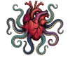 Anatomical Heart Octopus