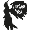I Miss You Gothic Silhouette