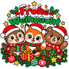 Weihnachts Waldtiere