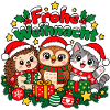 Weihnachts Tiere