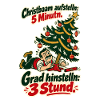 Christbaam grad hinstelln