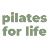 Pilates fürs Leben Typografik