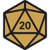 D20 Wuerfel Rollenspiel Icon